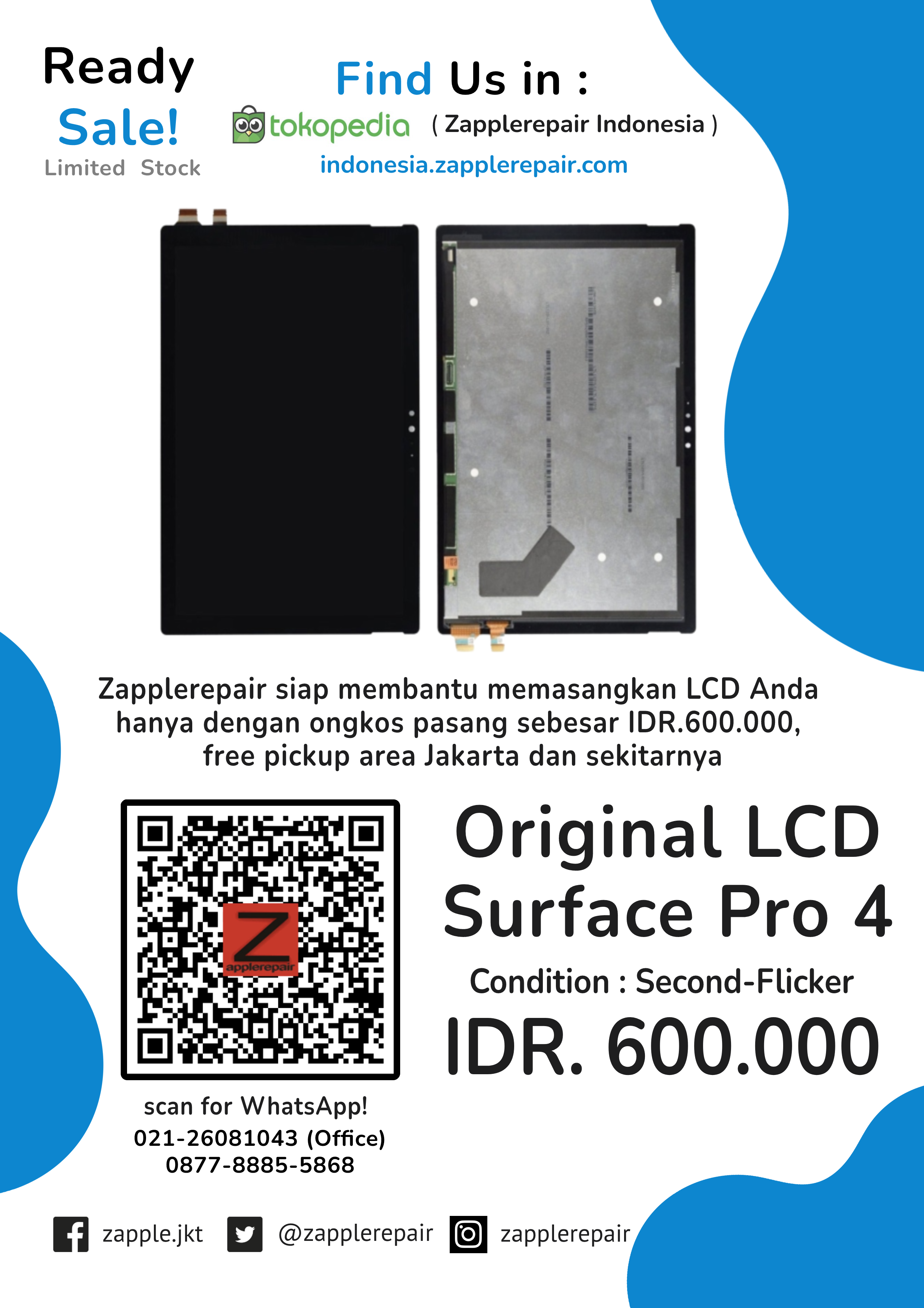 Poster Promosi LCD Reject